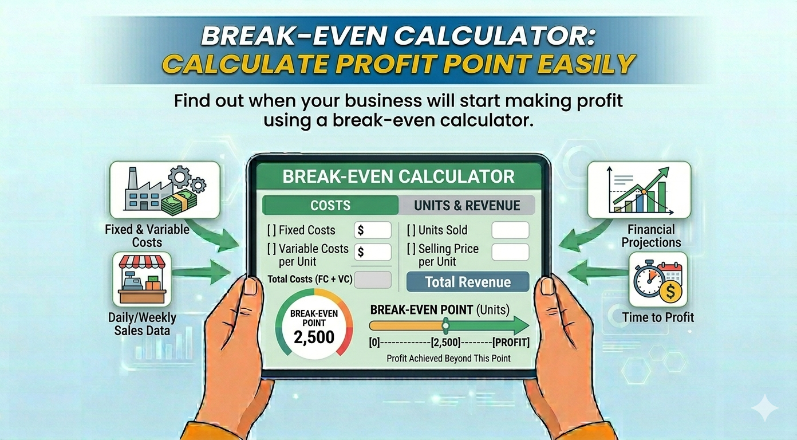 Break-Even Calculator: Calculate Profit Point Easily