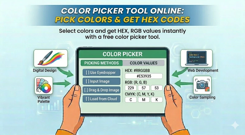 Color Picker Tool Online: Pick Colors & Get HEX Codes