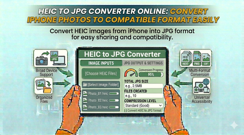 HEIC to JPG Converter Online: Convert iPhone Photos to Compatible Format Easily