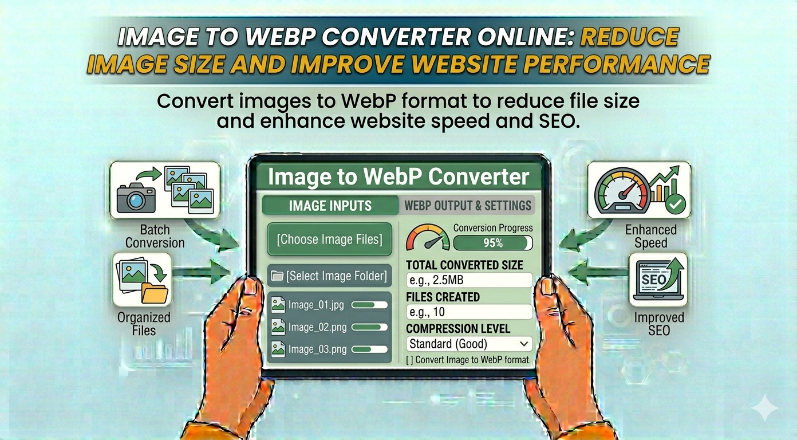 Image to WebP Converter Online: Reduce Image Size and Improve Website Performance