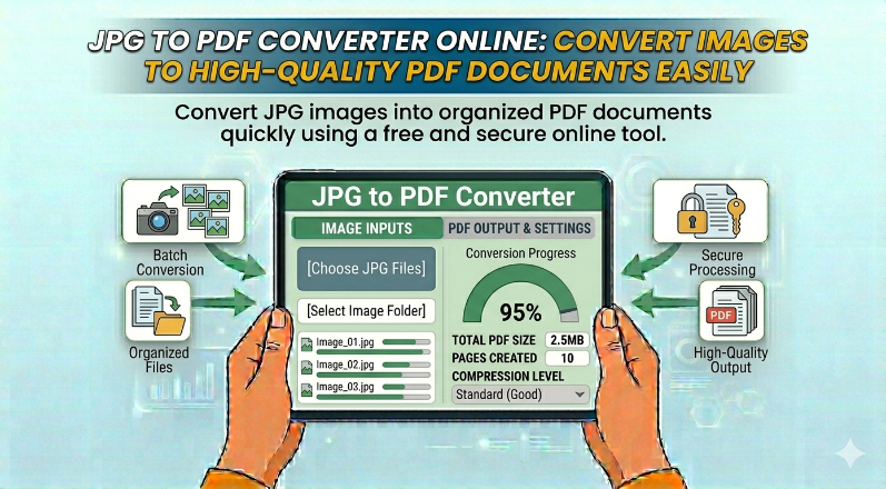 JPG to PDF Converter Online: Convert Images to High-Quality PDF Documents Easily