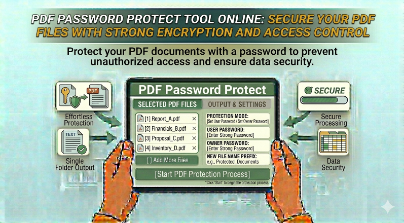 PDF Password Protect Tool Online: Secure Your PDF Files with Strong Encryption and Access Control
