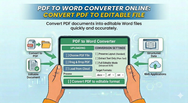 PDF to Word Converter Online: Convert PDF to Editable File